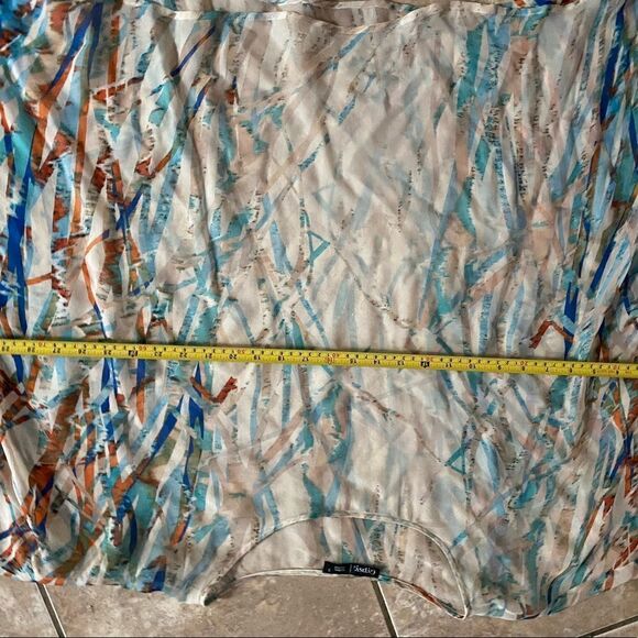 Gypsy S Oversized Silk Tunic Sheer - Picture 4 of 5